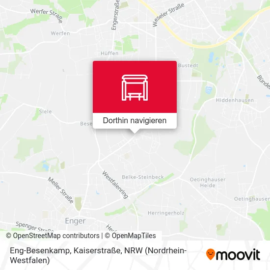 Eng-Besenkamp, Kaiserstraße Karte