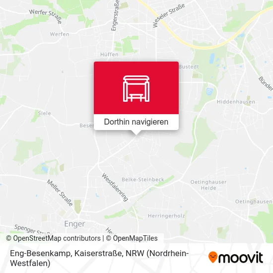 Eng-Besenkamp, Kaiserstraße Karte