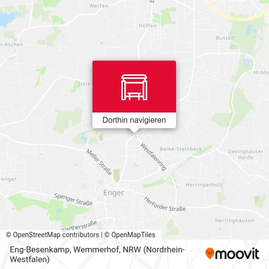 Eng-Besenkamp, Wemmerhof Karte