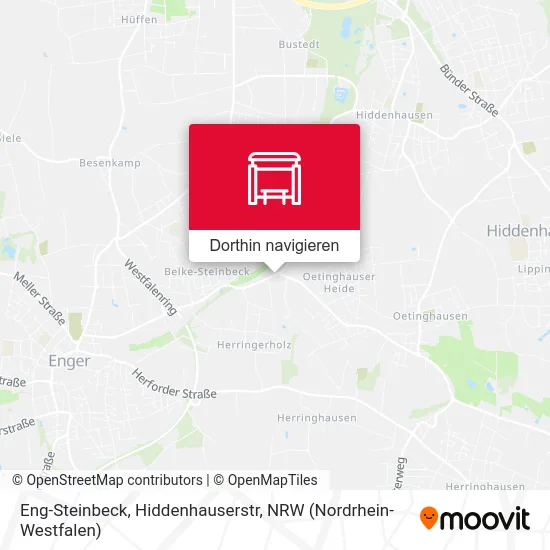 Eng-Steinbeck, Hiddenhauserstr Karte