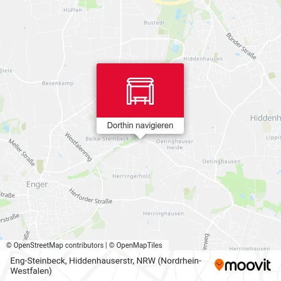 Eng-Steinbeck, Hiddenhauserstr Karte
