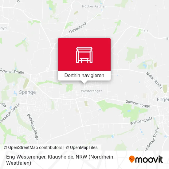 Eng-Westerenger, Klausheide Karte