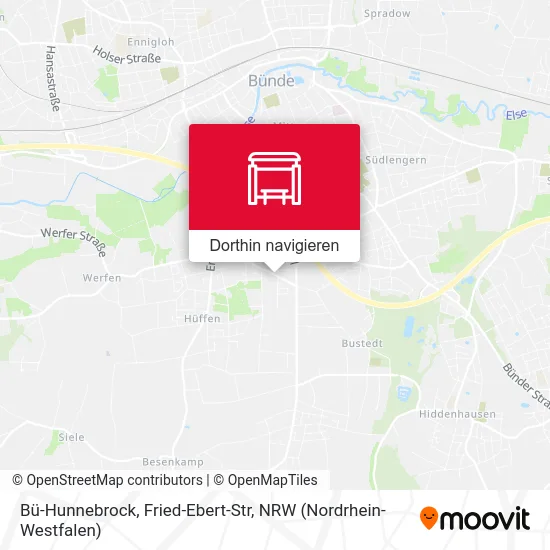 Bü-Hunnebrock, Fried-Ebert-Str Karte