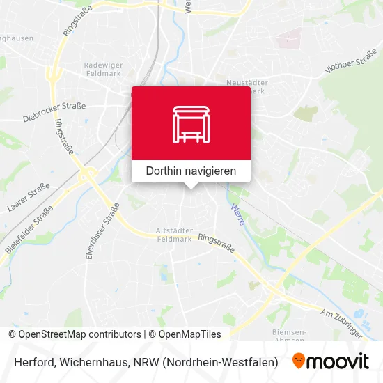 Herford, Wichernhaus Karte