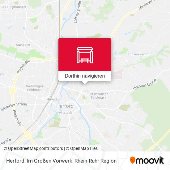 Herford, Im Großen Vorwerk Karte