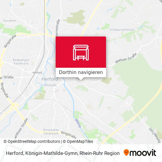 Herford, Königin-Mathilde-Gymn Karte