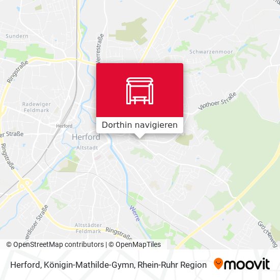 Herford, Königin-Mathilde-Gymn Karte