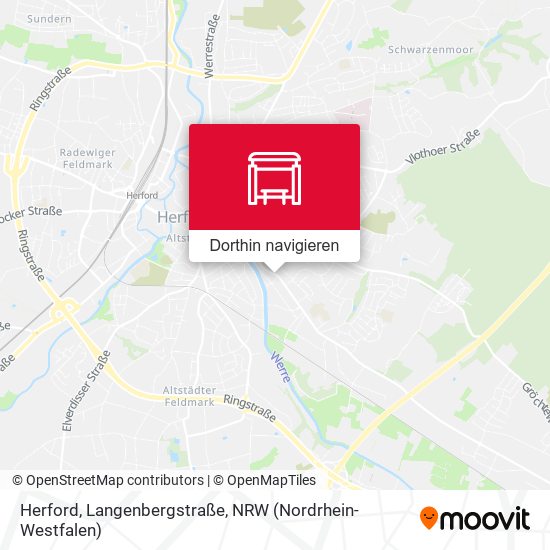 Herford, Langenbergstraße Karte