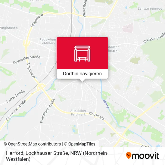 Herford, Lockhauser Straße Karte