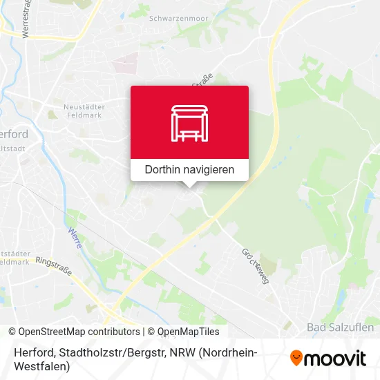 Herford, Stadtholzstr/Bergstr Karte