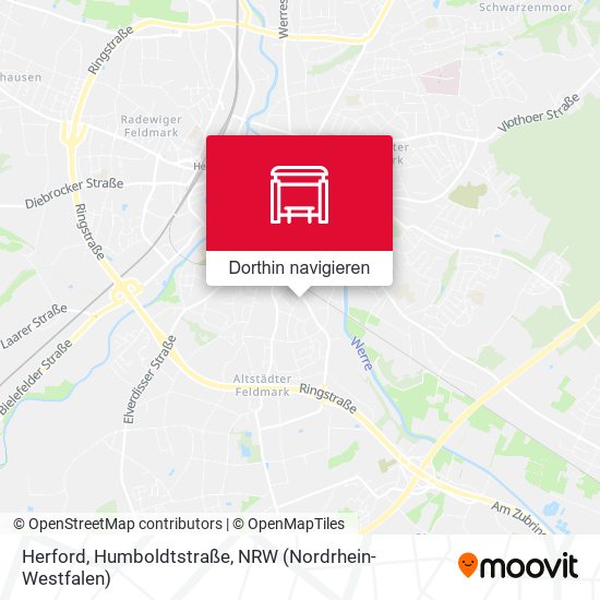 Herford, Humboldtstraße Karte
