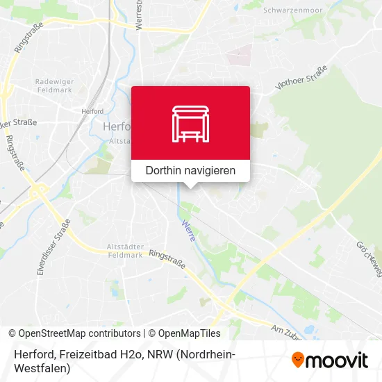 Herford, Freizeitbad H2o Karte