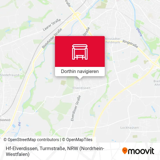 Hf-Elverdissen, Turmstraße Karte