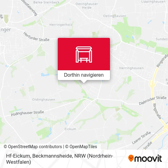 Hf-Eickum, Beckmannsheide Karte