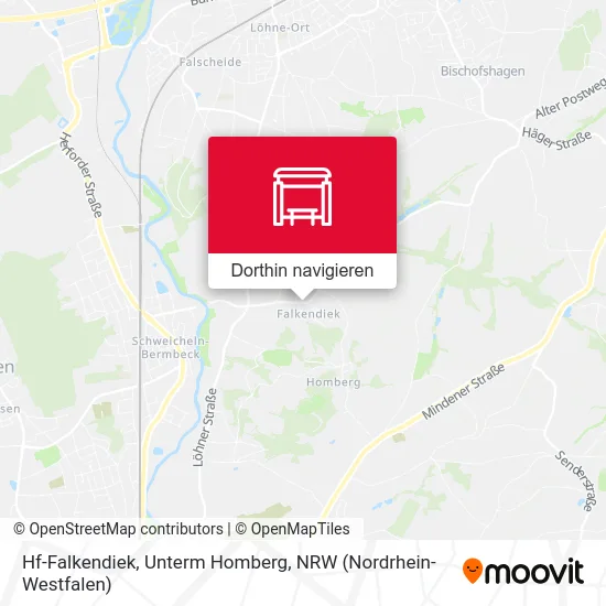 Hf-Falkendiek, Unterm Homberg Karte