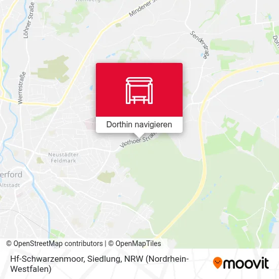 Hf-Schwarzenmoor, Siedlung Karte