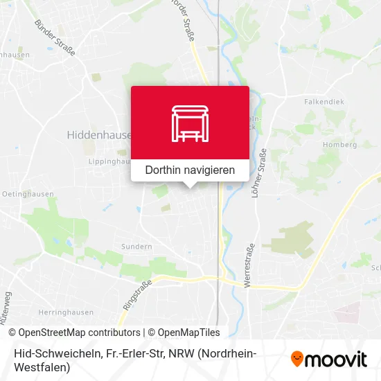 Hid-Schweicheln, Fr.-Erler-Str Karte