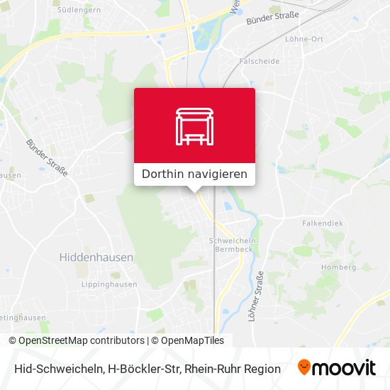 Hid-Schweicheln, H-Böckler-Str Karte