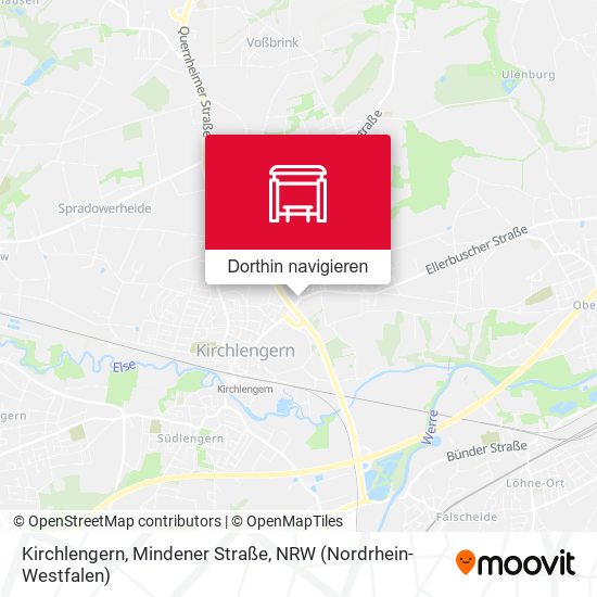 Kirchlengern, Mindener Straße Karte