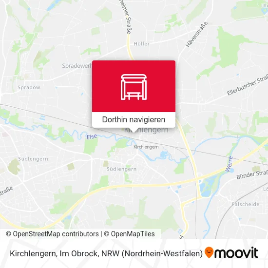 Kirchlengern, Im Obrock Karte