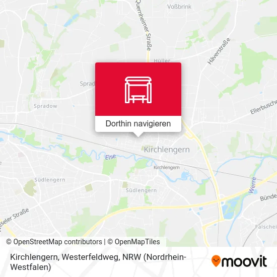 Kirchlengern, Westerfeldweg Karte