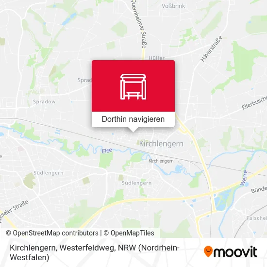 Kirchlengern, Westerfeldweg Karte