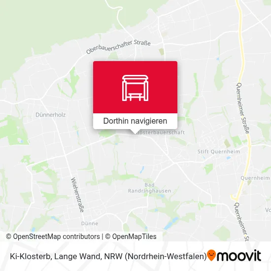 Ki-Klosterb, Lange Wand Karte