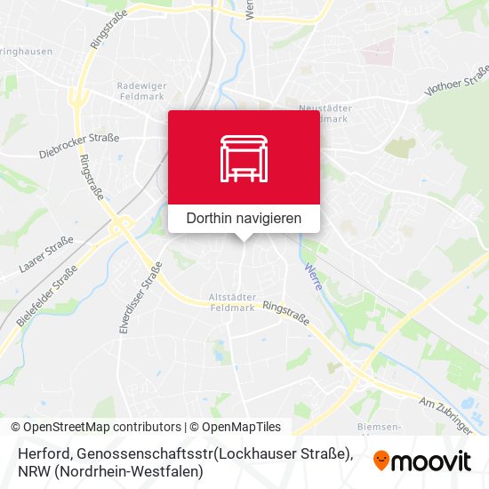 Herford, Genossenschaftsstr(Lockhauser Straße) Karte