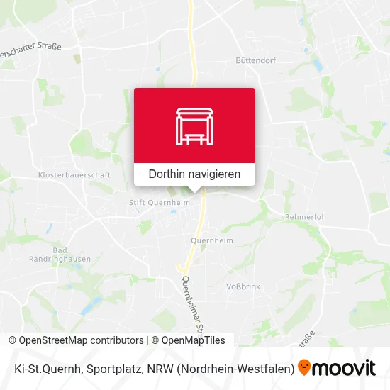 Ki-St.Quernh, Sportplatz Karte