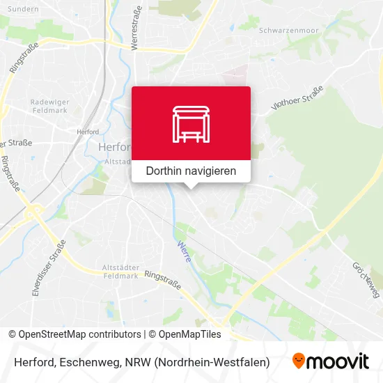 Herford, Eschenweg Karte