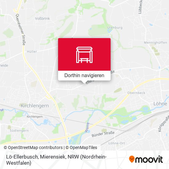 Lö-Ellerbusch, Mierensiek Karte
