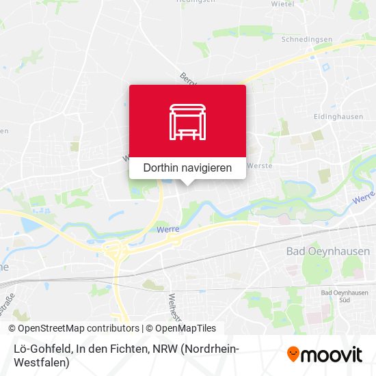 Lö-Gohfeld, In den Fichten Karte