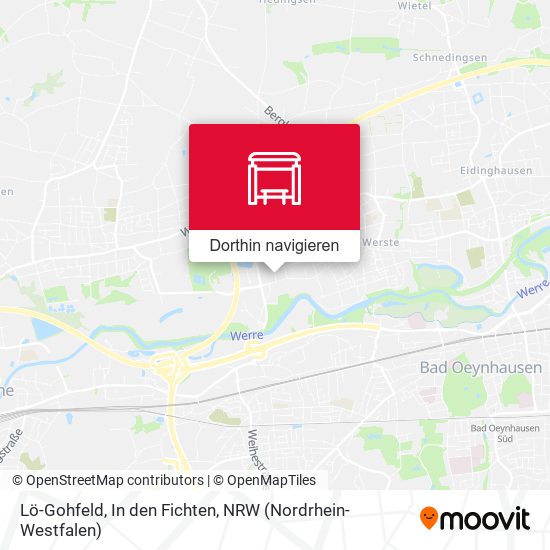 Lö-Gohfeld, In den Fichten Karte