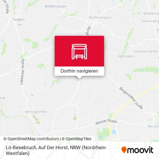 Lö-Besebruch, Auf Der Horst Karte