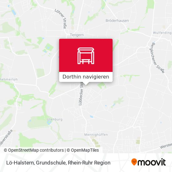 Lö-Halstern, Grundschule Karte