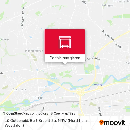 Lö-Ostscheid, Bert-Brecht-Str Karte