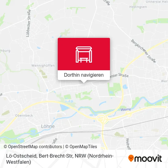 Lö-Ostscheid, Bert-Brecht-Str Karte