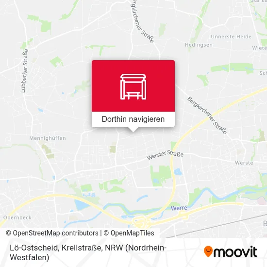 Lö-Ostscheid, Krellstraße Karte