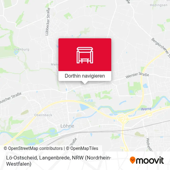 Lö-Ostscheid, Langenbrede Karte