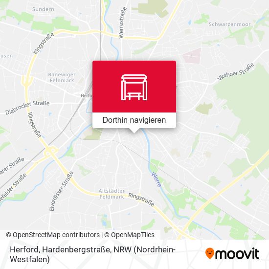 Herford, Hardenbergstraße Karte