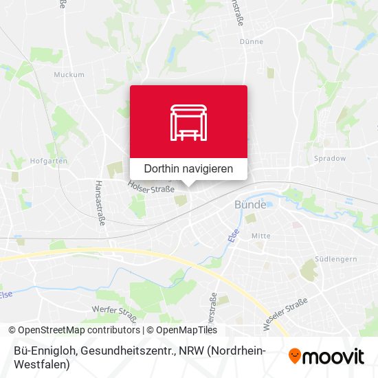 Bü-Ennigloh, Gesundheitszentr. Karte
