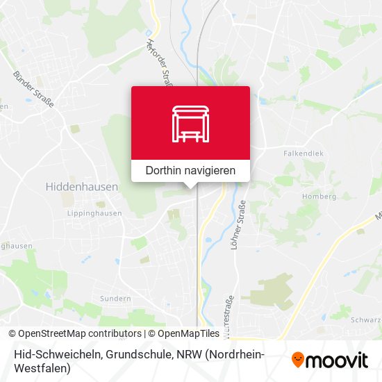 Hid-Schweicheln, Grundschule Karte