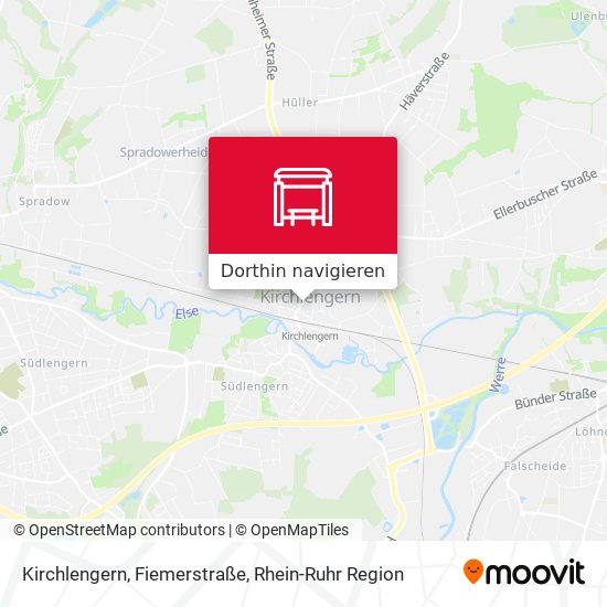 Kirchlengern, Fiemerstraße Karte