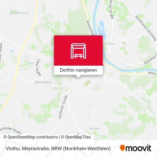 Vlotho, Meyrastraße Karte