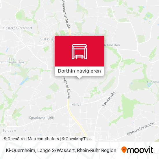 Ki-Quernheim, Lange S/Wassert Karte