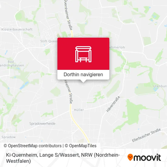 Ki-Quernheim, Lange S/Wassert Karte