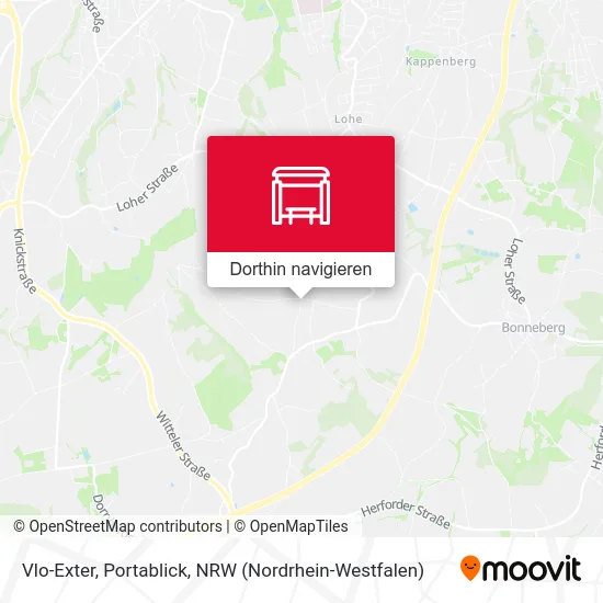 Vlo-Exter, Portablick Karte