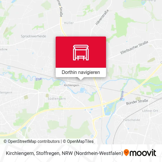 Kirchlengern, Stoffregen Karte