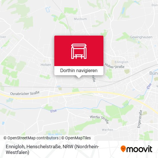 Ennigloh, Henschelstraße Karte