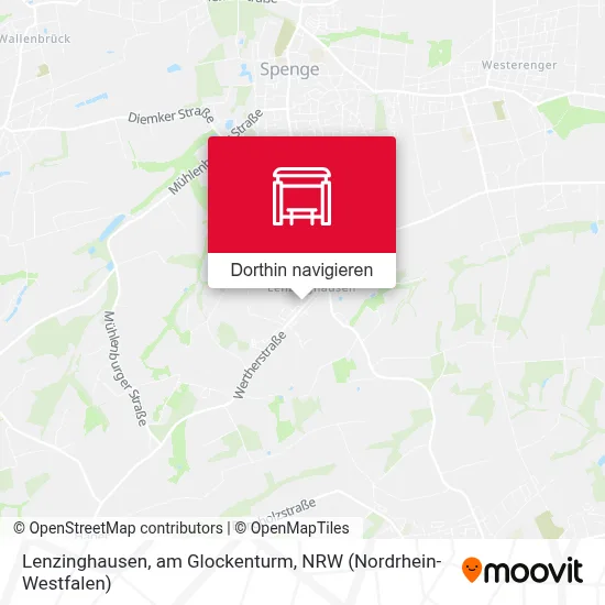 Lenzinghausen, am Glockenturm Karte